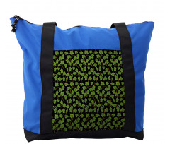 Botany Grape Leaves on Dark Shoulder Bag