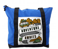 Doodle Camp Van Shoulder Bag