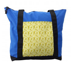 Retro Summer Flowers Shoulder Bag