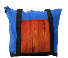 Wood Timber Floor Orange Shoulder Bag