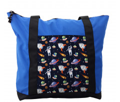 Galaxy Asteroid UFO Astronaut Shoulder Bag