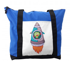 Monster Rocket Space Travel Shoulder Bag