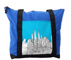 Pencil Drawn Brooklyn Shoulder Bag