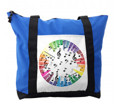 Colorful Round Layout Shoulder Bag