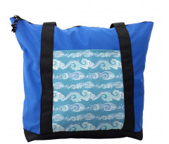 Sea Waves Ocean Splashes Shoulder Bag