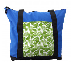 Tropical Forest Leaves Art Shoulder Bag