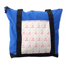 Symmetric Summer Fruit Art Shoulder Bag