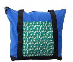 Leaves and Flowers Artwork Shoulder Bag