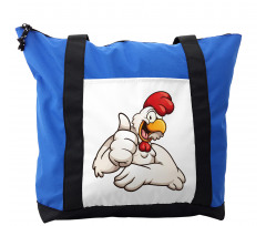 Joyous Cartoon Style Chicken Shoulder Bag