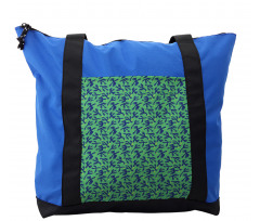 Whimsical Flying Ducks Pattern Shoulder Bag