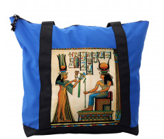 Old Egyptian Papyrus Shoulder Bag