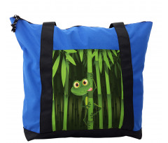 Jungle Trees Fun Frog Shoulder Bag