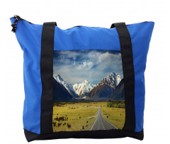 Snowy Mountains Alps Shoulder Bag