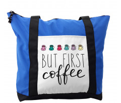 Wording Tiny Cups Shoulder Bag