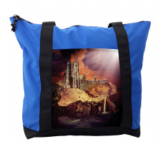 Fantasy Castle Village Shoulder Bag