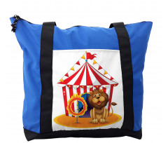 Fire Hoop Circus Tent Shoulder Bag