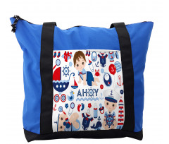 Sailor Babies Clothes Motif Shoulder Bag