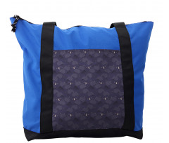 Crescent Moon Stars Clouds Shoulder Bag