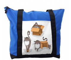 Kitten Cat in the Box Shoulder Bag