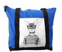 Hipster New Age Cat Shoulder Bag