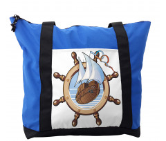 Ships Wheel Sailing Shoulder Bag