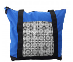 Concentric Shapes Squares Shoulder Bag