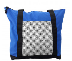 Sun Inspired Motifs Squares Shoulder Bag