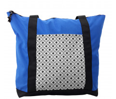 Digital Lines and Squares Shoulder Bag