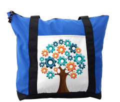 Innovation Gears Tree Shoulder Bag