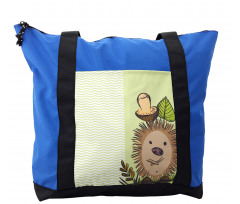 Hedgehog Chevron Shoulder Bag