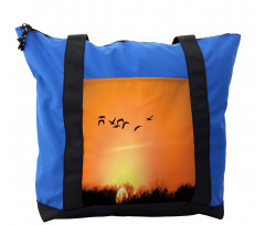 Migration Sunset Orange Shoulder Bag