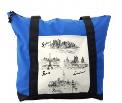 World's Famous Cities Shoulder Bag