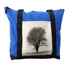 Fall Tree Monochrome Art Shoulder Bag