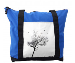 Tree Flying Birds Shoulder Bag