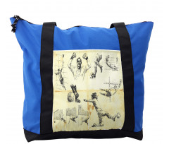 Soccer Players Artwork Shoulder Bag