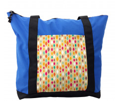 Retro Colorful Circles Shoulder Bag