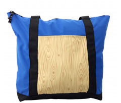 Wooden Texture Organic Shoulder Bag