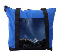 Starry Blue Night Cosmos Shoulder Bag
