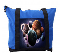 Milky Way Planets Space Shoulder Bag