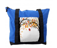 Trees with Dried Leaves Shoulder Bag