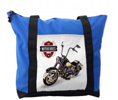 Old Classic Motorcycle Shoulder Bag