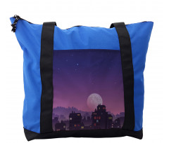 Moon Starry Night Sky Shoulder Bag