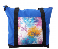 Butterflies Dragonflies Shoulder Bag