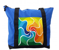 Rainbow Spiral Shoulder Bag