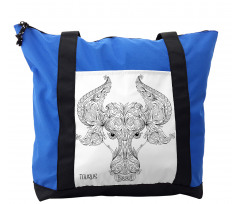 Astrology Taurus Sign Shoulder Bag