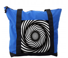 Black and White Swirl Shoulder Bag
