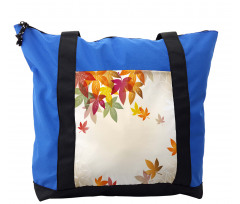 Maple Leaves Pastel Art Shoulder Bag