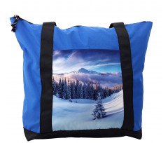 Mountain Peaks Snowy Shoulder Bag