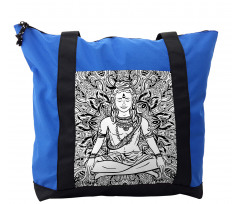 Third Eye Mandala Sketch Shoulder Bag