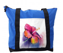 Hibiscus Flower Pastel Shoulder Bag